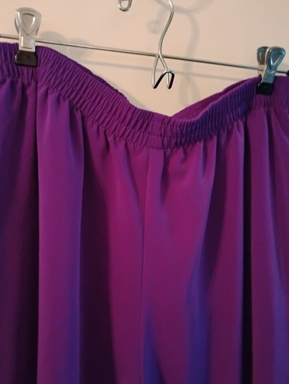 Maggie Sweet Pants, Purple, Women's Size Petite Medium, Polyester, Pre-owned - Picture 3 of 5